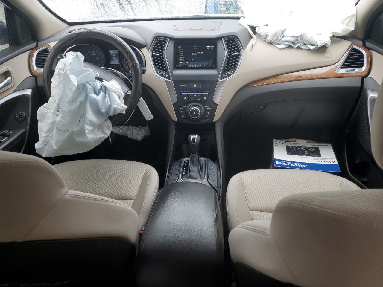 2014 Hyundai Santa Fe VIN KM8SM4HF5EU080551 Copart auction photo, front end damage thumbnail 8