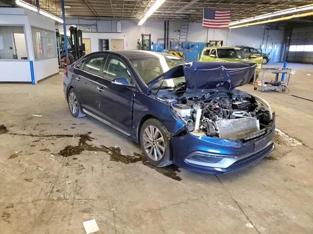 2017 Hyundai Sonata VIN 5NPE34AF3HH566806 Copart auction photo, front end / minor dent/scratches damage thumbnail 11