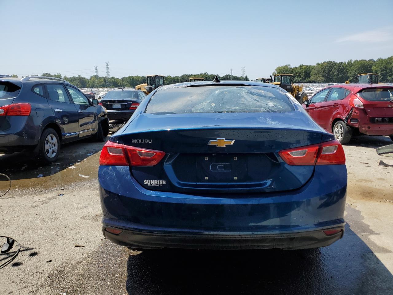 2019 Chevrolet Malibu VIN 1G1ZB5ST9KF115520 Copart auction photo, vandalism damage thumbnail 6