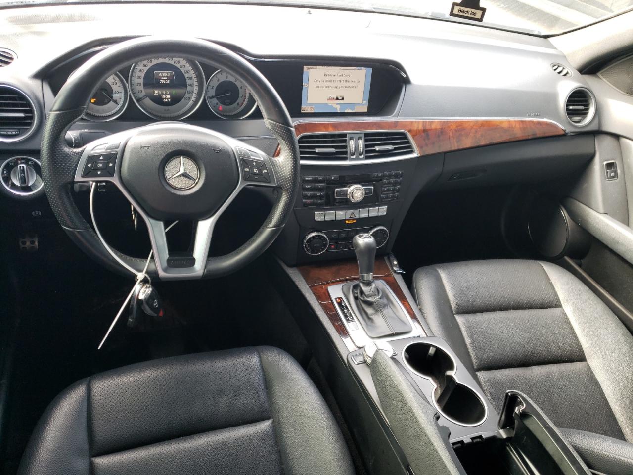 2014 Mercedes-Benz C-klasse VIN WDDGF4HB0ER317618 Copart auction photo, rear end damage thumbnail 8