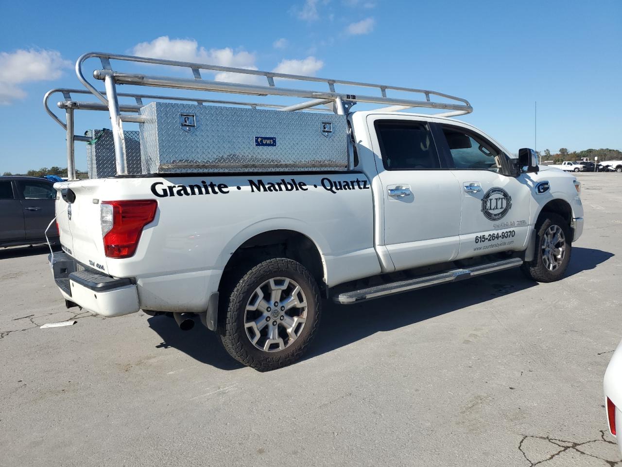 2016 Nissan Titan VIN 1N6BA1F45GN517407 Copart auction photo, burn - interior / rear end damage thumbnail 3