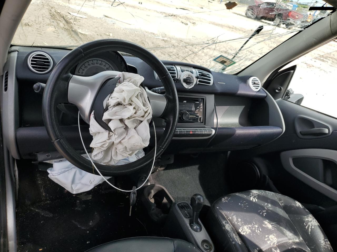 2013 Smart Fortwo VIN WMEEJ3BA7DK696247 Copart auction photo, front end / side damage thumbnail 8