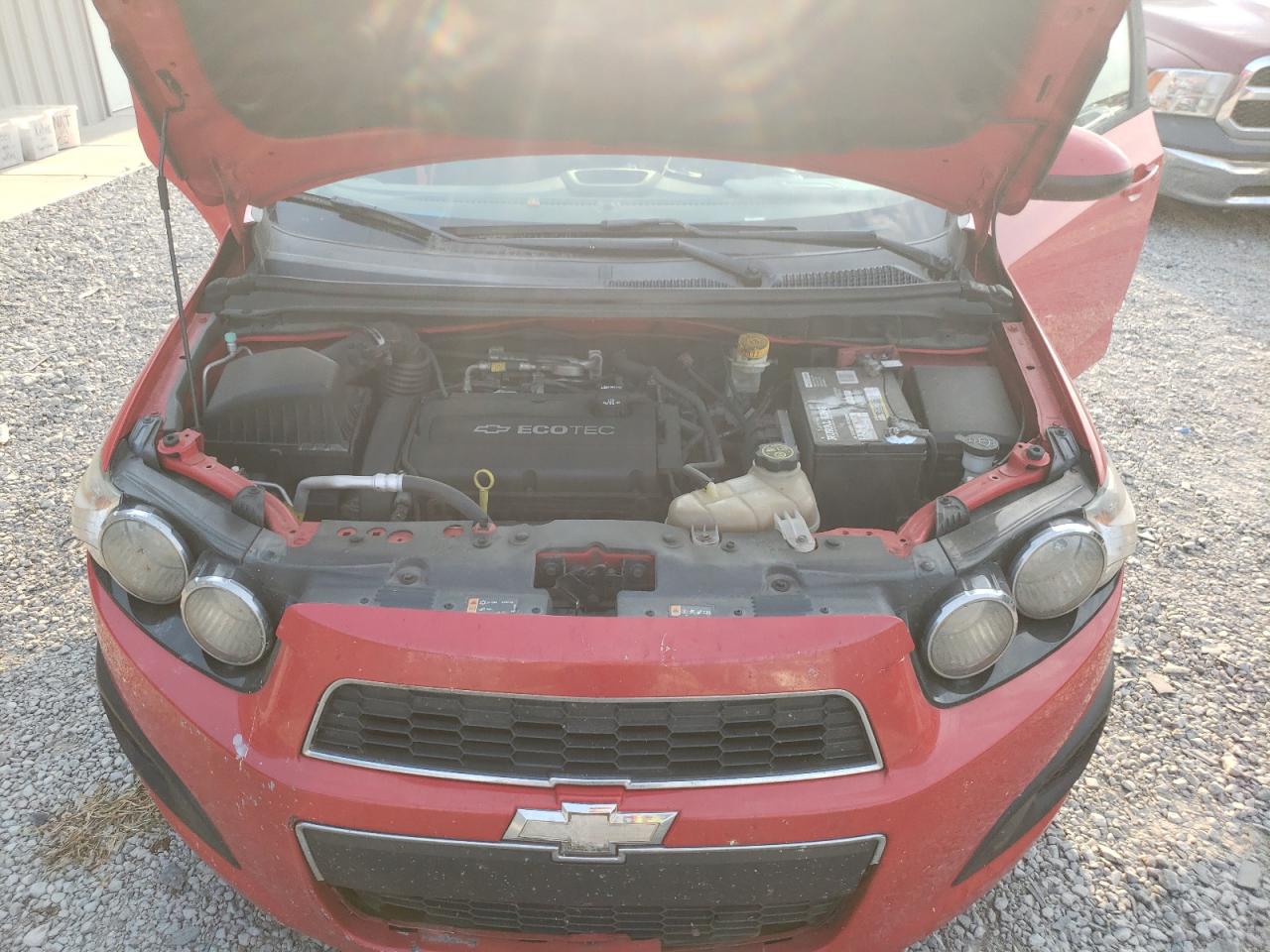 2015 Chevrolet Sonic VIN 1G1JA5SH4F4169109 Copart auction photo, front end / side damage thumbnail 11