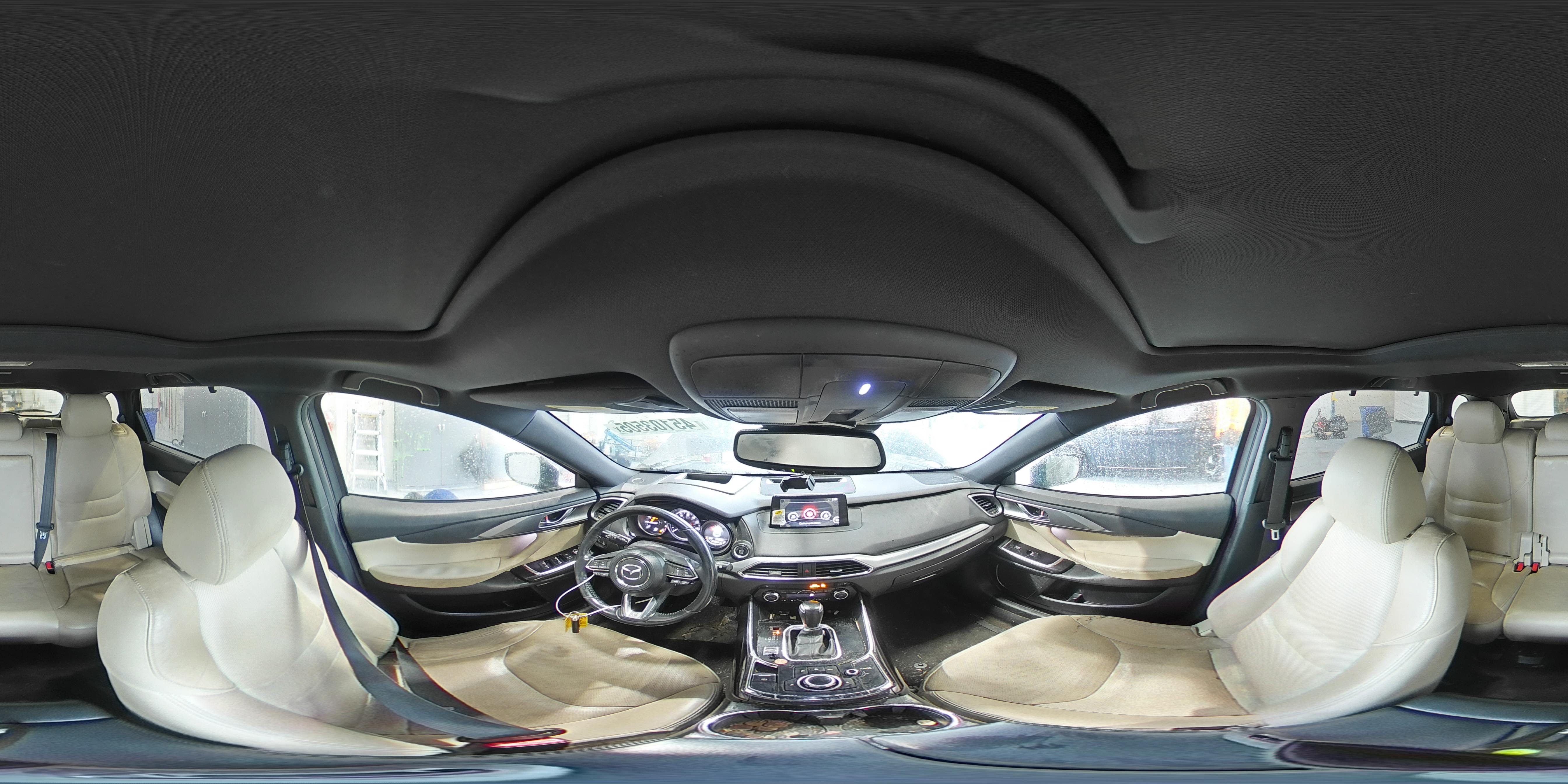 2017 Mazda CX-9 VIN JM3TCADY9H0135314 Copart auction photo, front end / undercarriage damage thumbnail 13