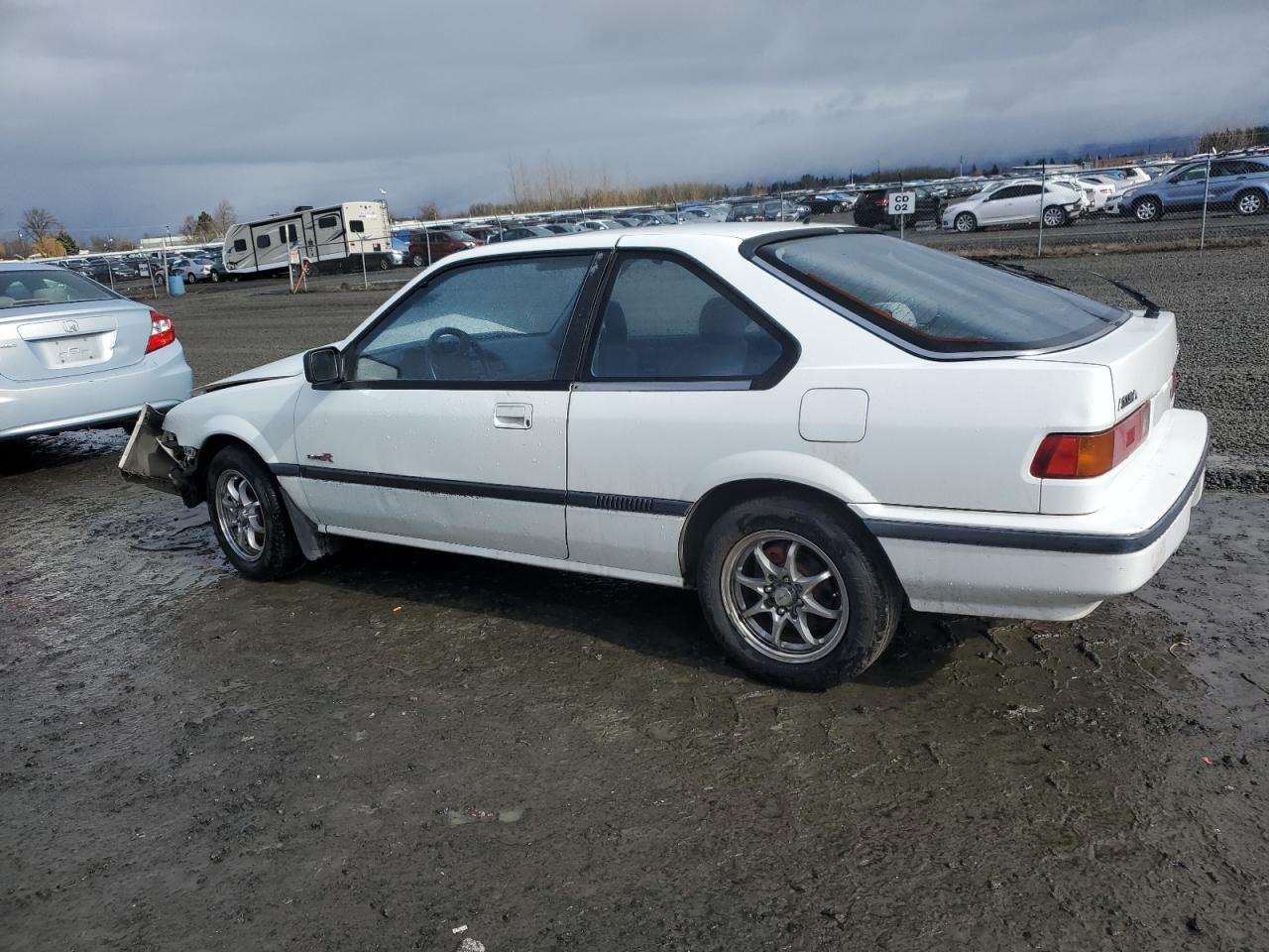 1987 Acura Integra VIN JH4DA335XHS001212 Copart auction photo, front end damage thumbnail 2