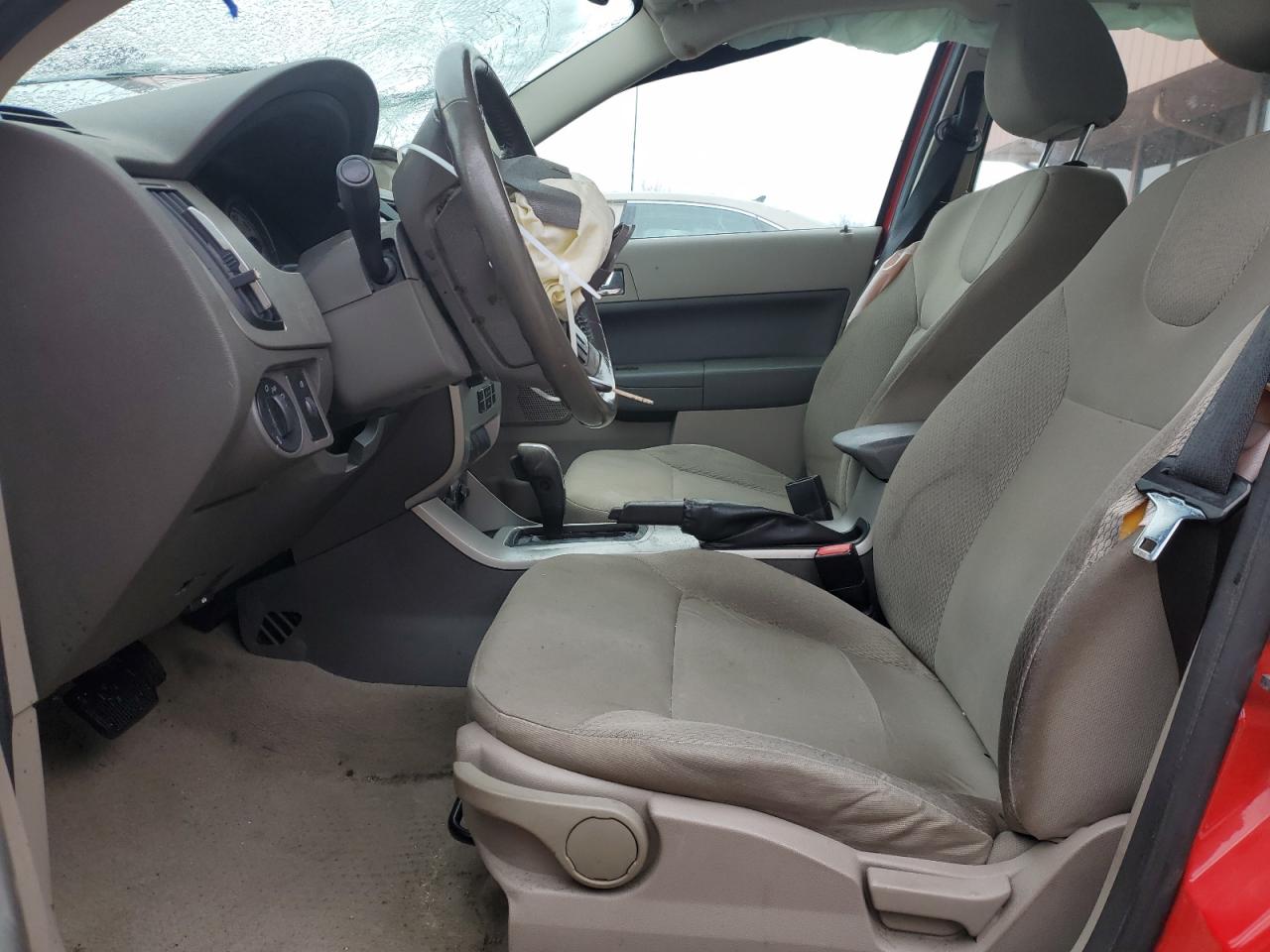 2008 Ford Focus VIN 1FAHP35N98W122827 Copart auction photo, all over damage thumbnail 7