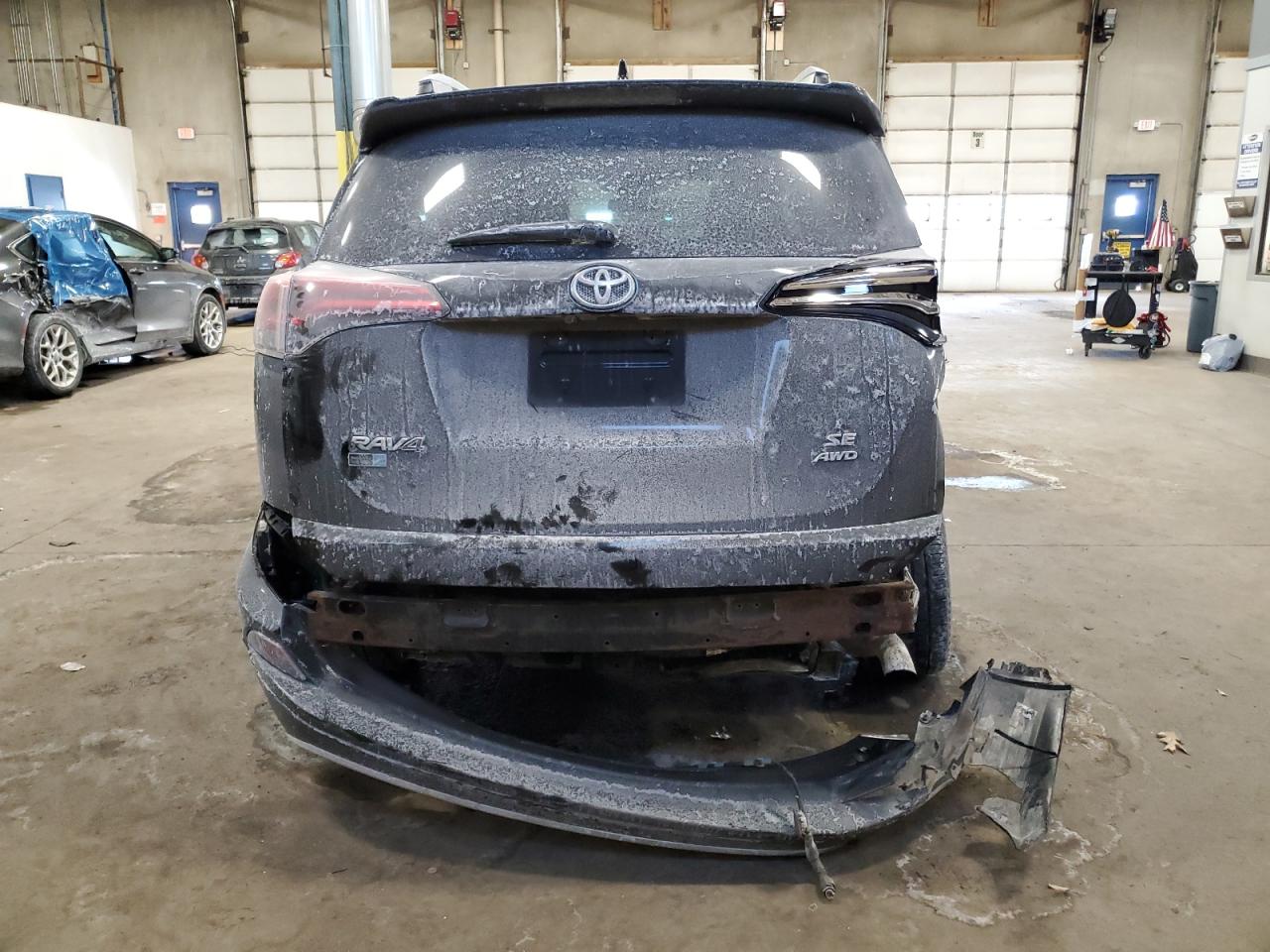 2016 Toyota RAV 4 VIN 2T3JFREV3GW452431 Copart auction photo, rear end damage thumbnail 6