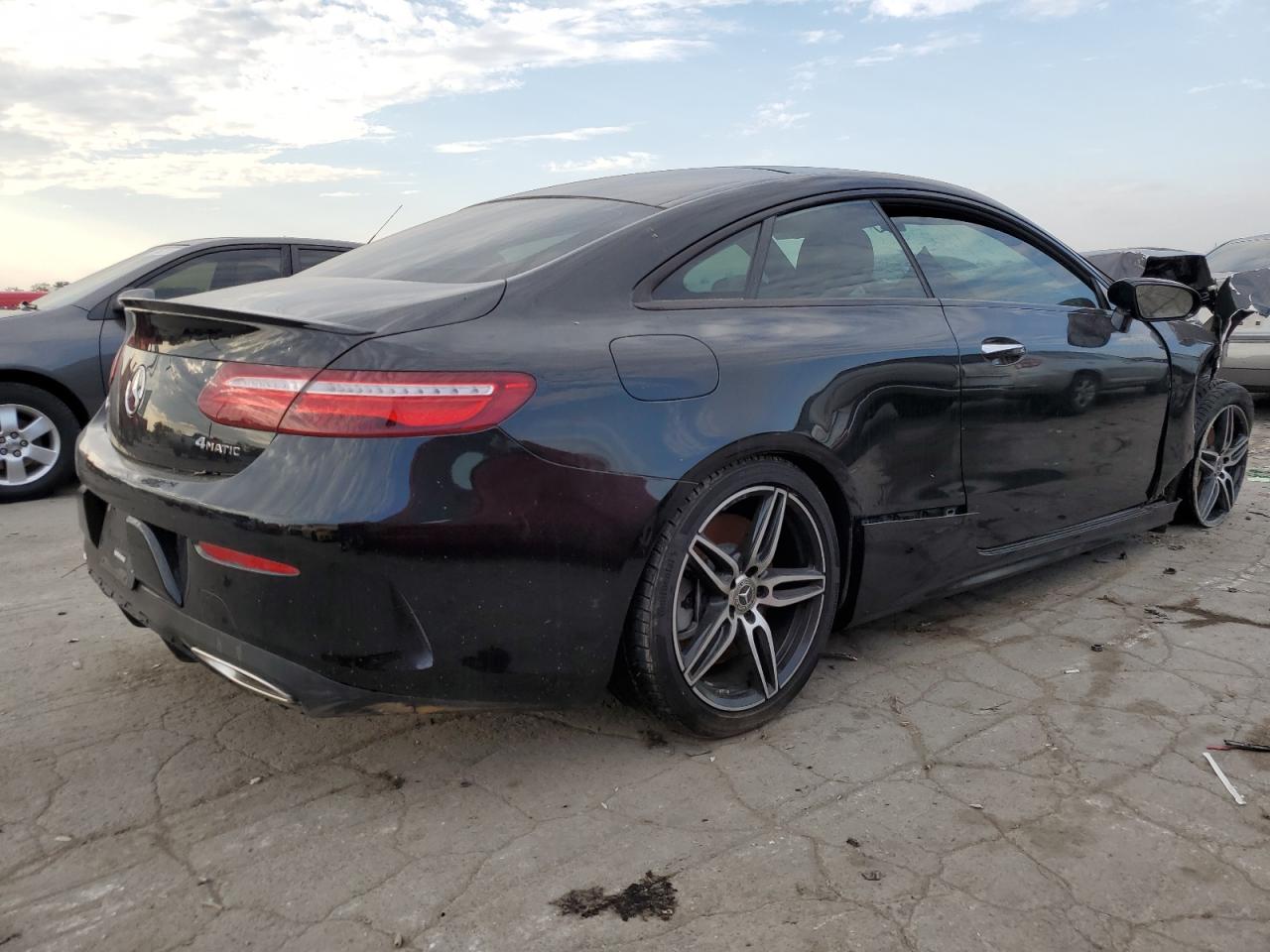 2019 Mercedes-Benz E-klasse VIN WDD1J6JB7KF108917 Copart auction photo, front end / side damage thumbnail 3