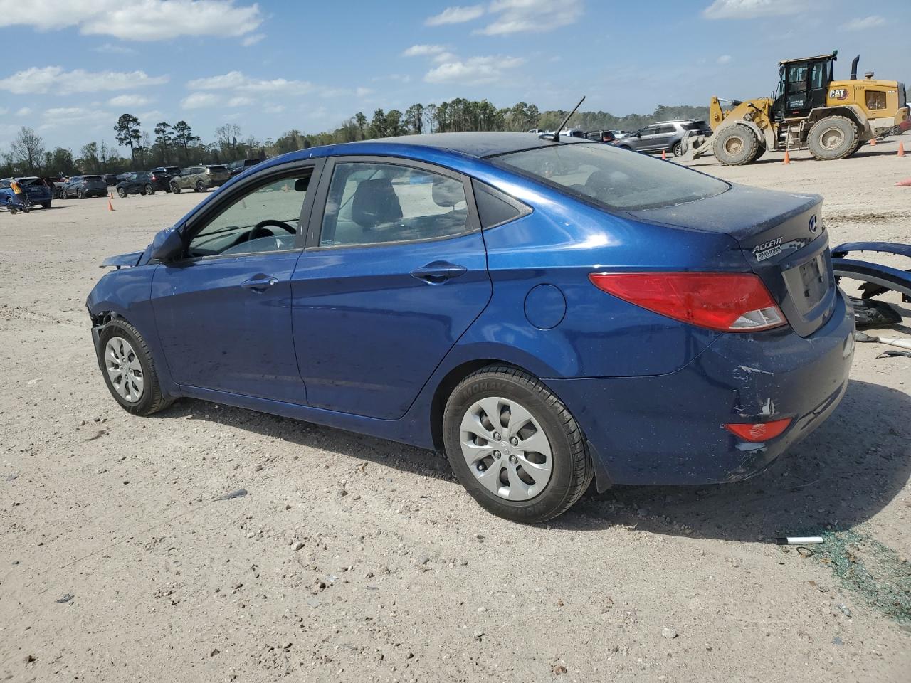 2016 Hyundai Accent VIN KMHCT4AE0GU082283 Copart auction photo, front end / side damage thumbnail 2