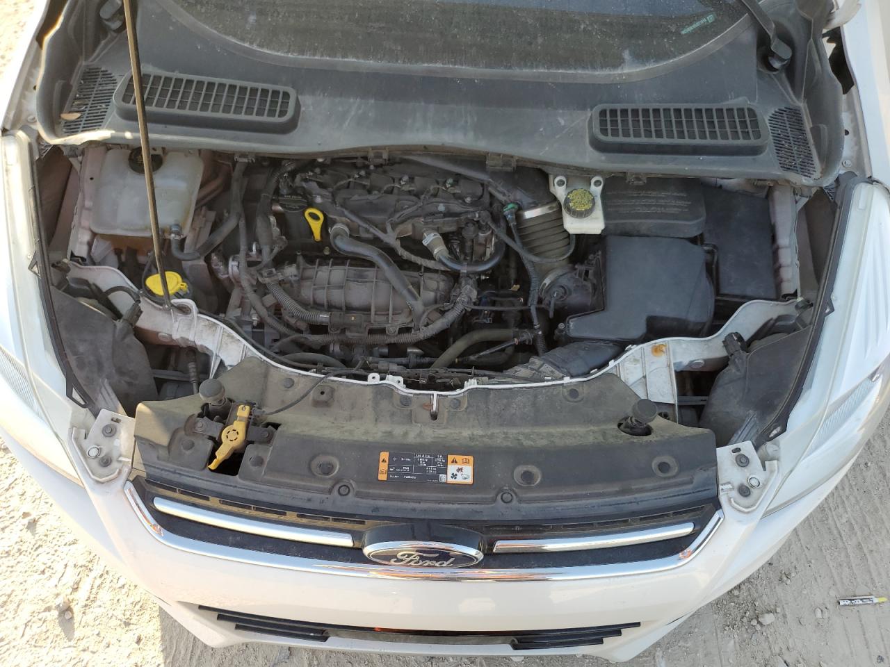 2014 Ford Escape VIN 1FMCU0JX1EUD71919 Copart auction photo, front end / undercarriage damage thumbnail 13