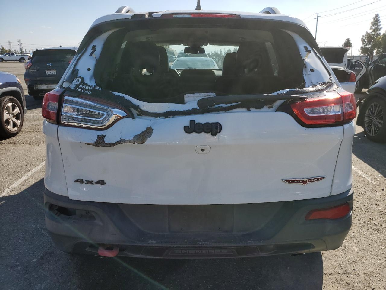 2014 Jeep Cherokee VIN 1C4PJMBS9EW231808 Copart auction photo, rear end damage thumbnail 6
