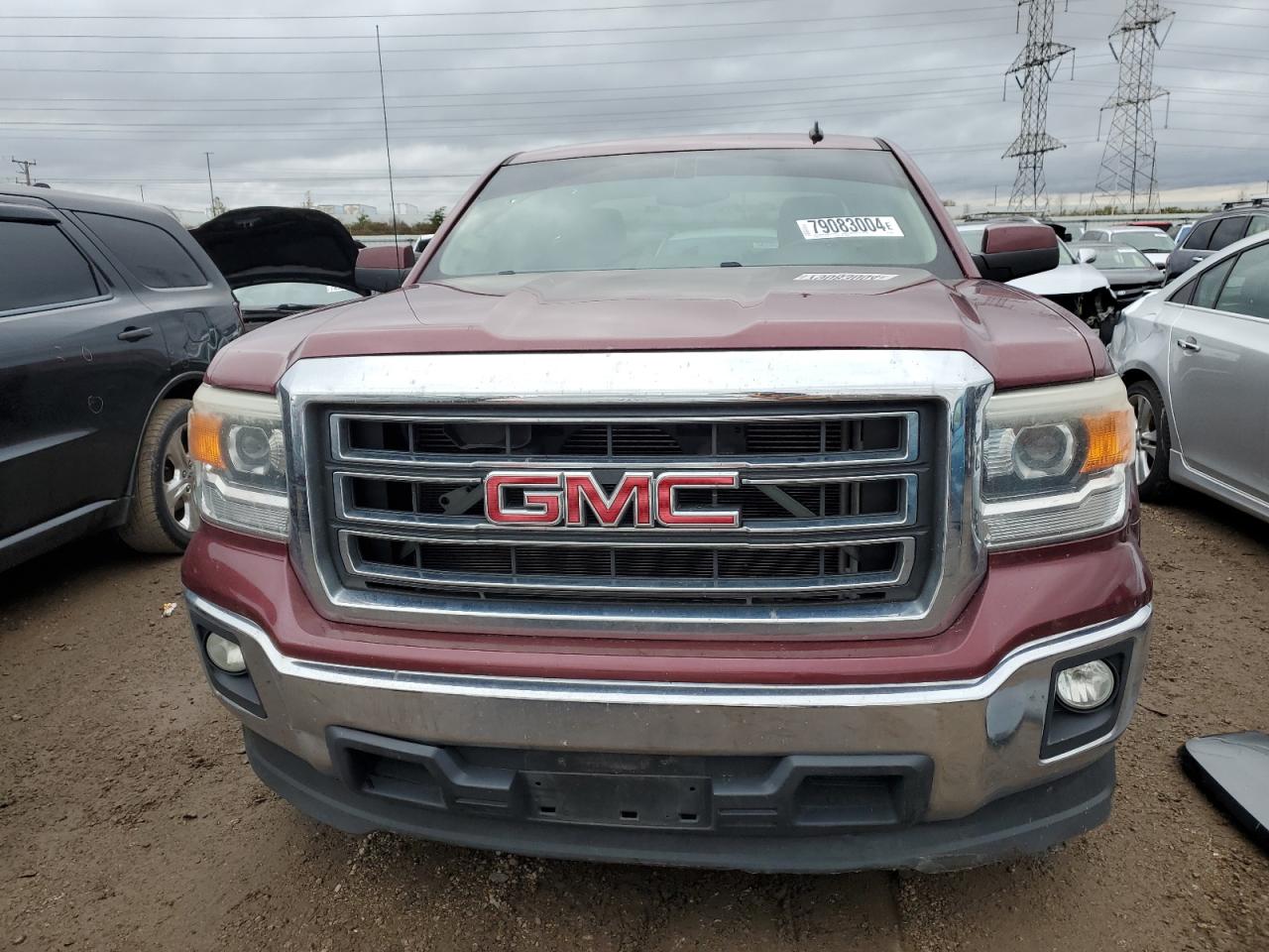 2014 GMC Sierra VIN 1GTR1UEC1EZ356426 Copart auction photo, rear end / side damage thumbnail 5