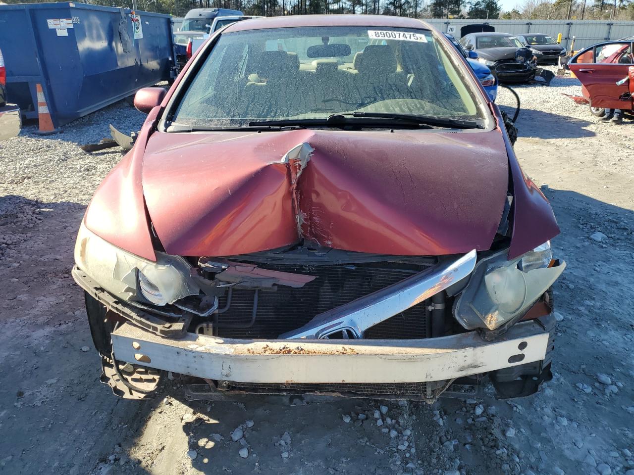 2006 Honda Civic VIN 1HGFA16546L109859 Copart auction photo, front end / side damage thumbnail 5