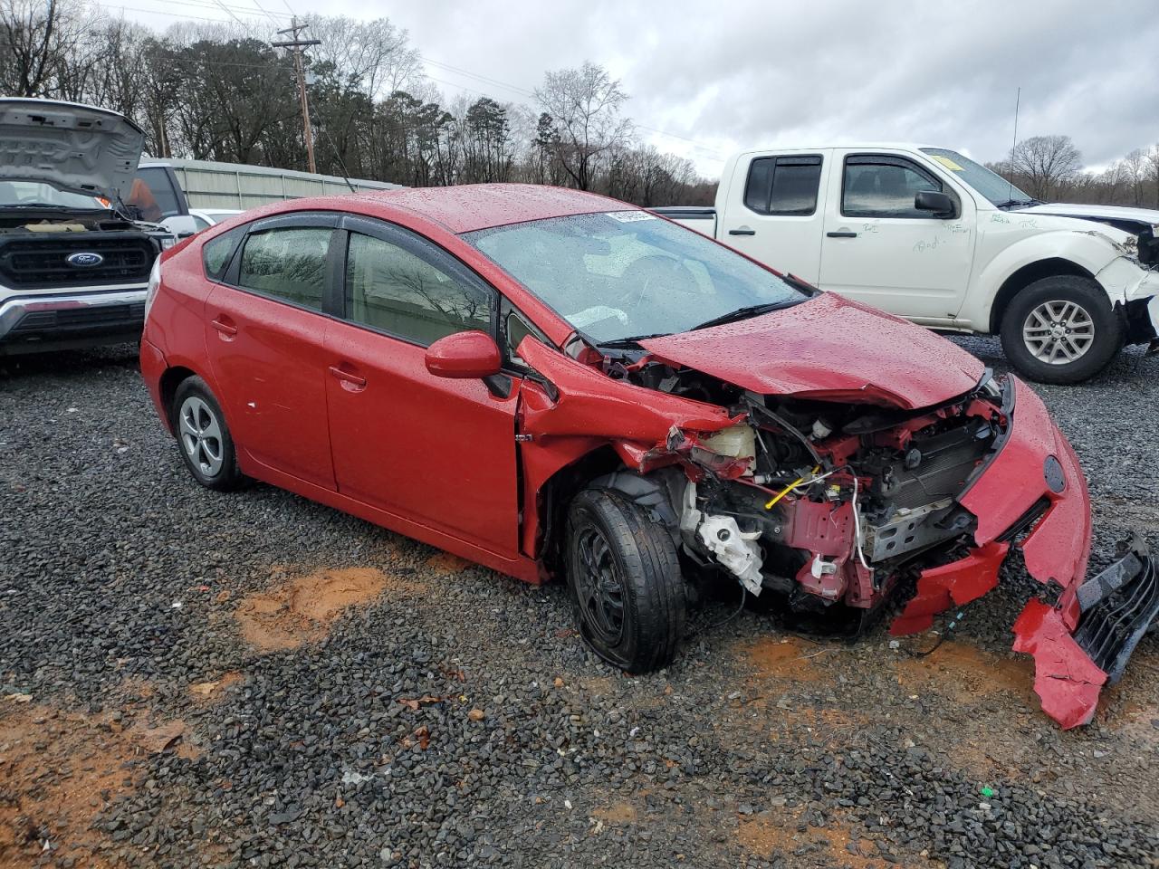 2013 Toyota Prius VIN JTDKN3DU7D5692033 Copart auction photo, front end / minor dent/scratches damage thumbnail 4