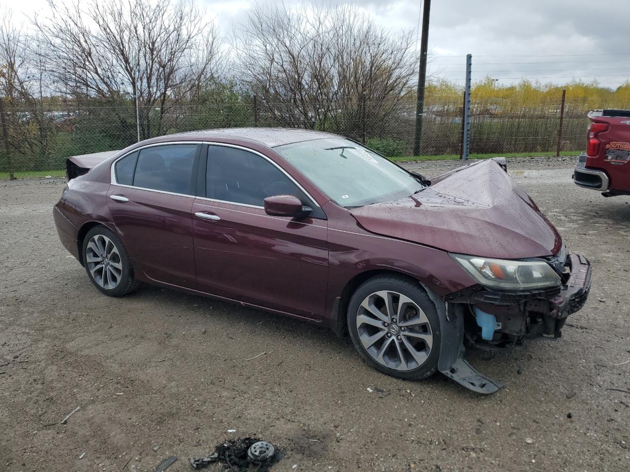 2015 Honda Accord VIN 1HGCR2F56FA078529 Copart auction photo, front end / rear end damage thumbnail 4