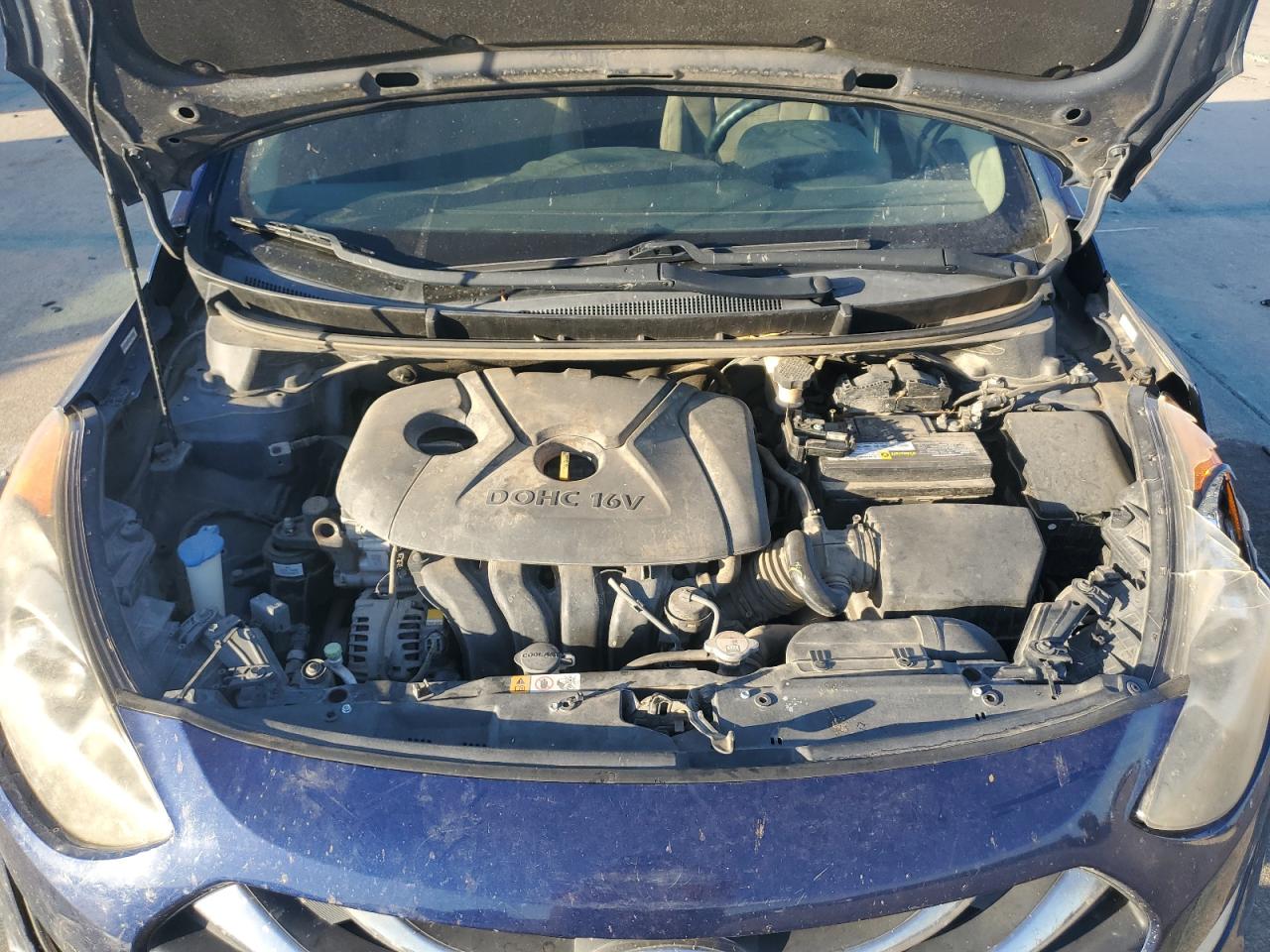 2013 Hyundai Elantra VIN KMHD35LE7DU039630 Copart auction photo, all over damage thumbnail 11