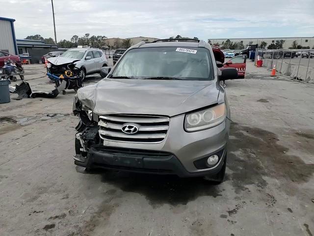 2012 Hyundai Santa Fe VIN 5XYZH4AG8CG114541 Copart auction photo, front end / side damage thumbnail 15