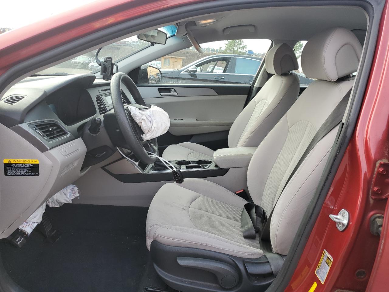 2015 Hyundai Sonata VIN 5NPE24AF1FH140306 Copart auction photo, front end damage thumbnail 7