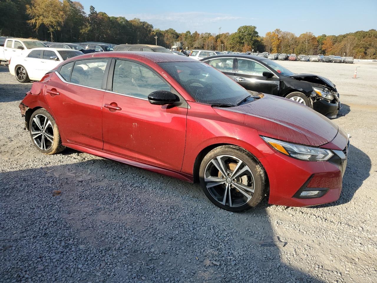 2021 Nissan Sentra VIN 3N1AB8DV5MY210837 Copart auction photo, rear end / top/roof damage thumbnail 4