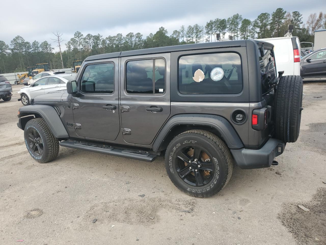2021 Jeep Wrangler VIN 1C4HJXDN6MW814574 Copart auction photo, rollover damage thumbnail 2
