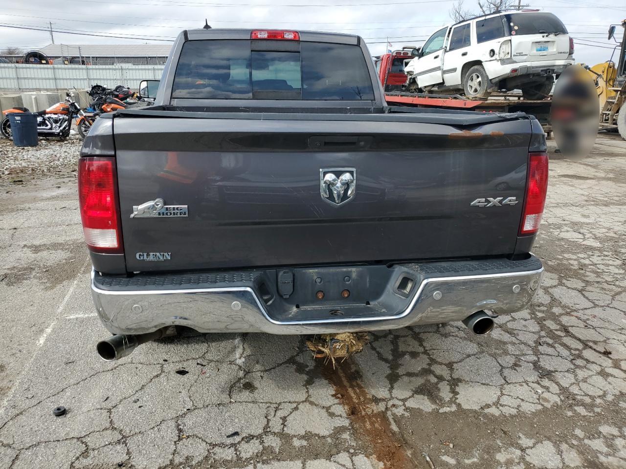 2016 RAM 1500 VIN 1C6RR7TT5GS161235 Copart auction photo, rear end / undercarriage damage thumbnail 6