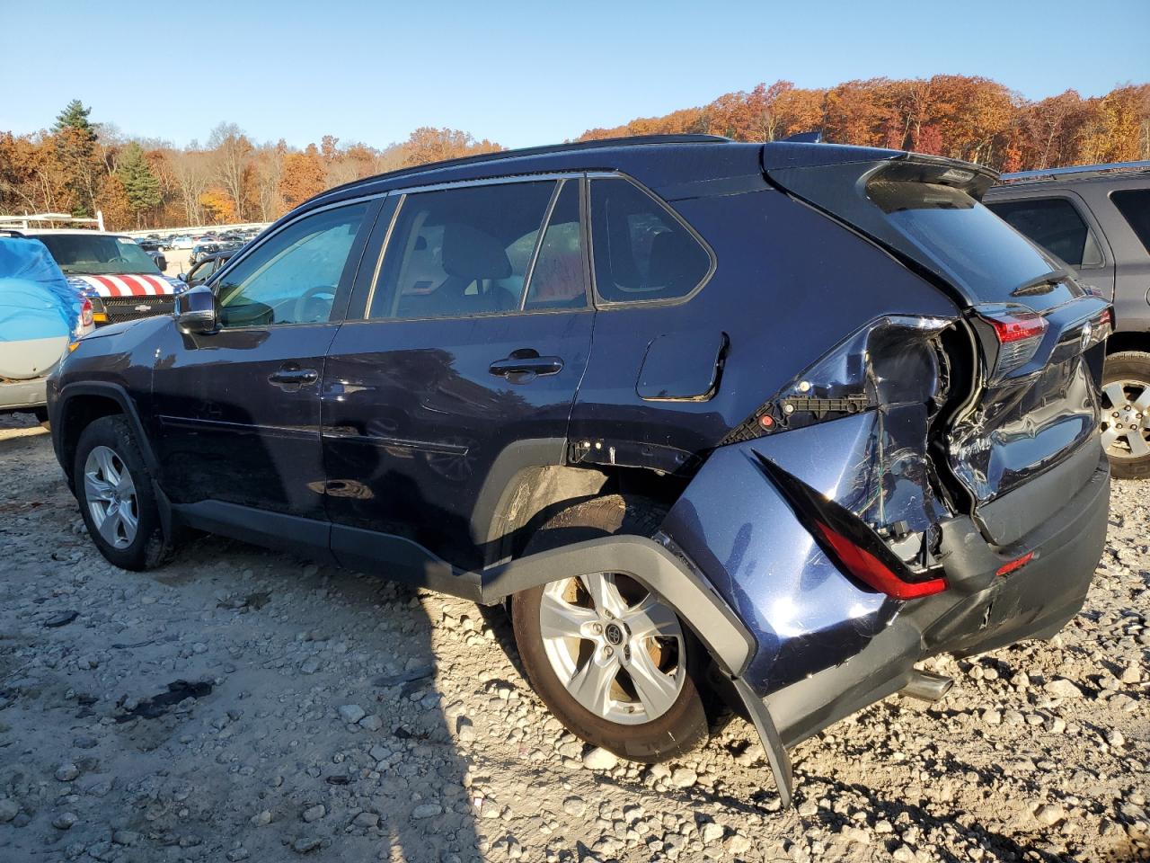 2021 Toyota RAV 4 VIN 2T3P1RFV8MW208048 Copart auction photo, rear end damage thumbnail 2