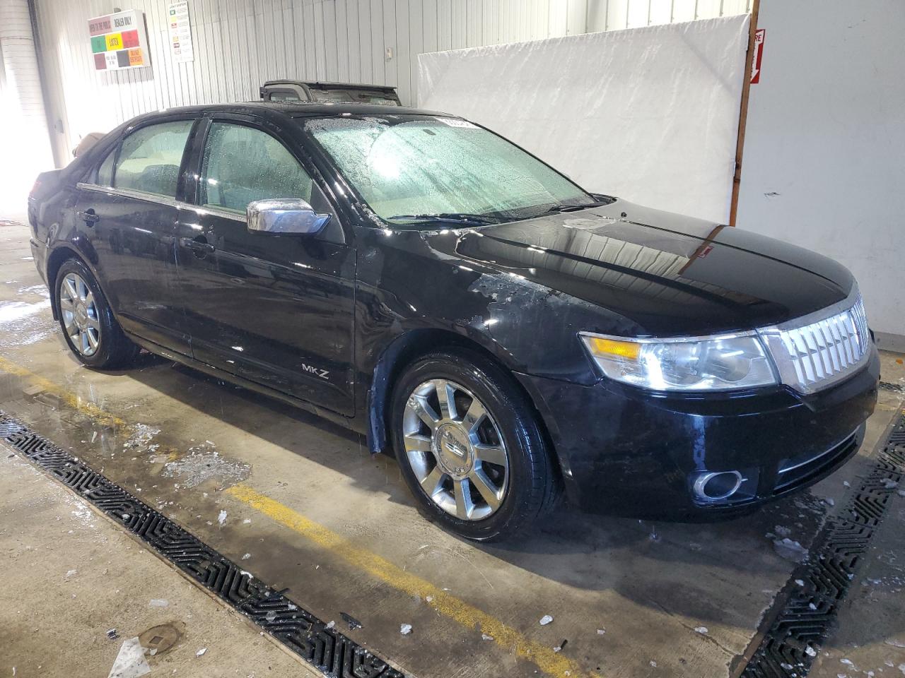 2007 Lincoln MKZ VIN 3LNHM28T57R612296 Copart auction photo, burn damage thumbnail 4