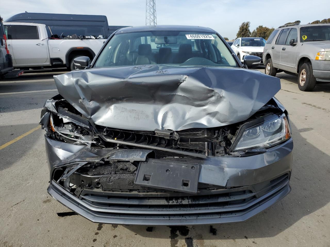 2017 Volkswagen Jetta VIN 3VWDB7AJ8HM202604 Copart auction photo, front end damage thumbnail 5