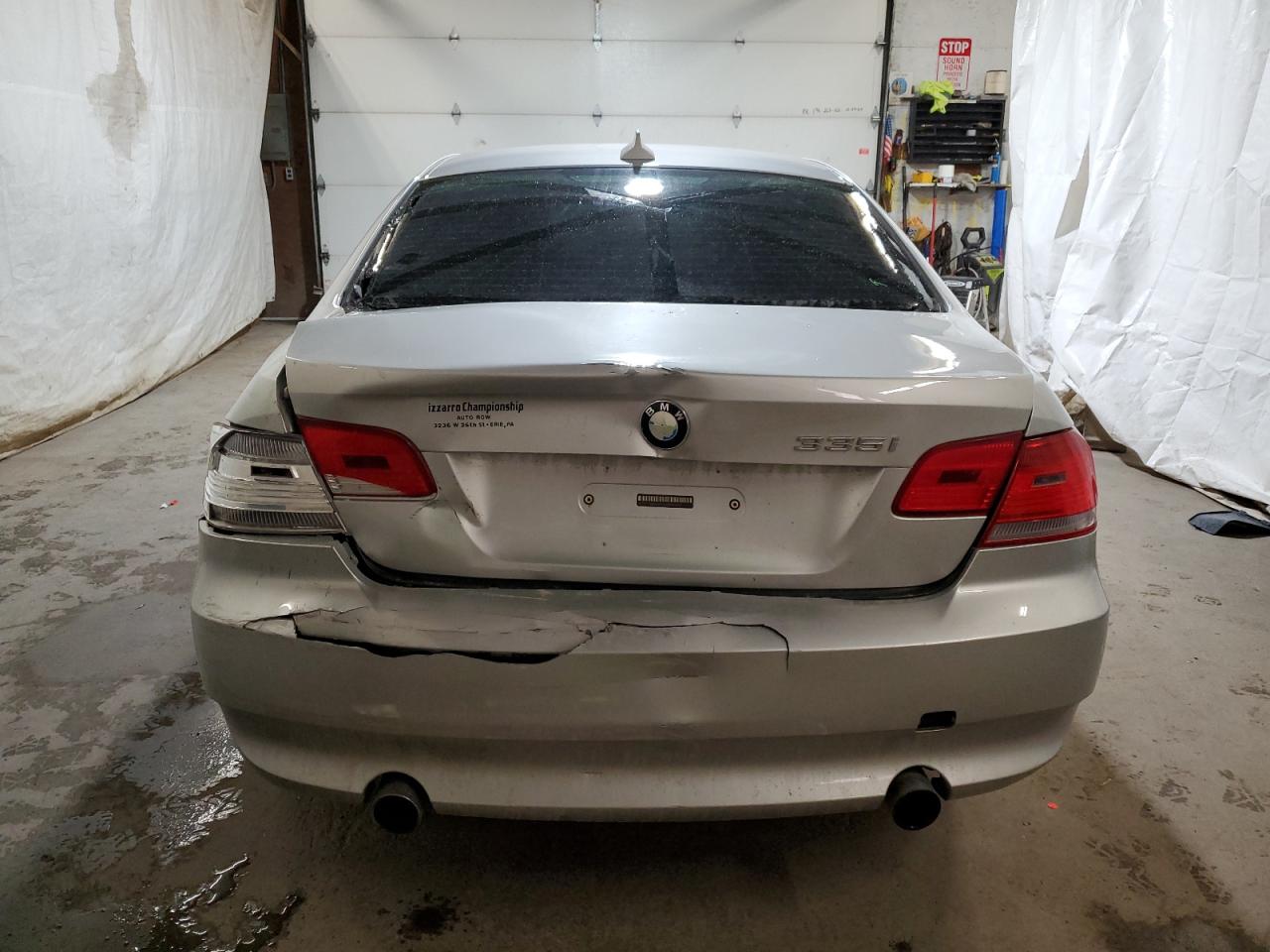 2009 BMW 3er VIN WBAWB73539P047920 Copart auction photo, rear end damage thumbnail 6