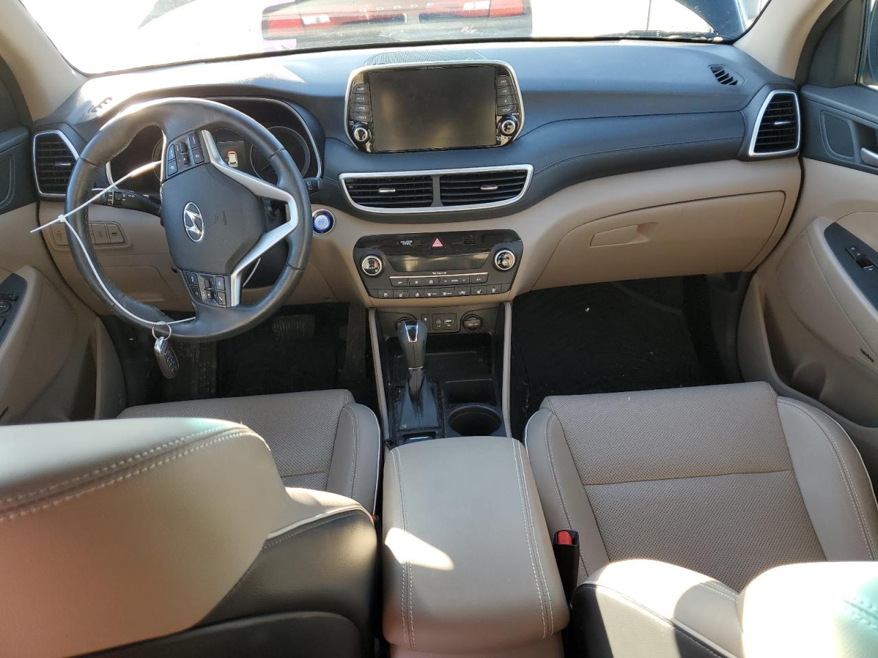 2021 Hyundai Tucson VIN KM8J3CAL3MU409013 Copart auction photo, rear end / undercarriage damage thumbnail 8
