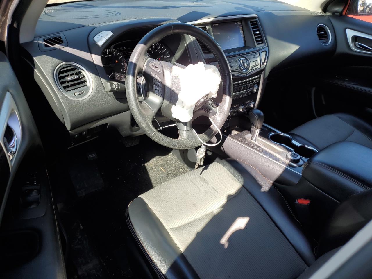 2019 Nissan Pathfinder VIN 5N1DR2MM3KC616837 Copart auction photo, front end / minor dent/scratches damage thumbnail 8