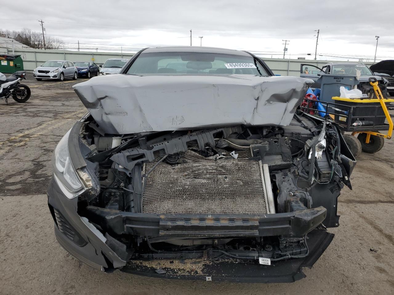 2018 Hyundai Sonata VIN 5NPE34AF8JH723218 Copart auction photo, front end damage thumbnail 5
