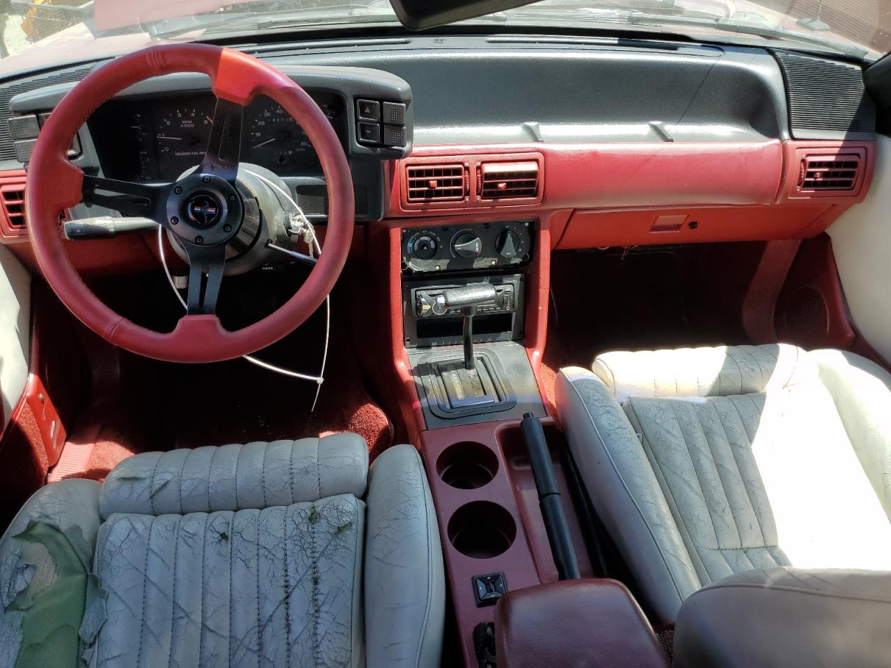 1988 Ford Mustang VIN 1FABP45E5JF259488 Copart auction photo, front end / side damage thumbnail 8