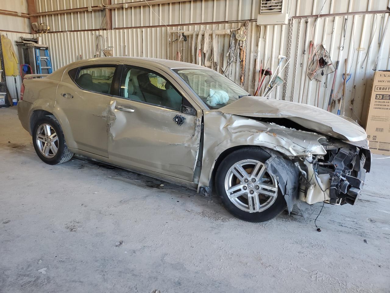 2009 Dodge Avenger VIN 1B3LC56B29N509518 Copart auction photo, front end / side damage thumbnail 4