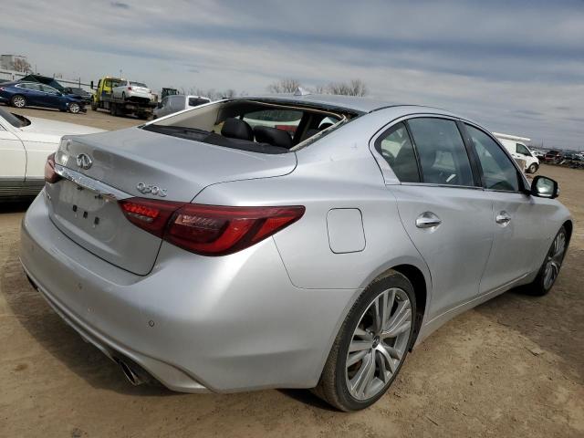 2019 Infiniti Q50 VIN JN1EV7AR6KM551240 Copart auction photo, vandalism / rear end damage thumbnail 3