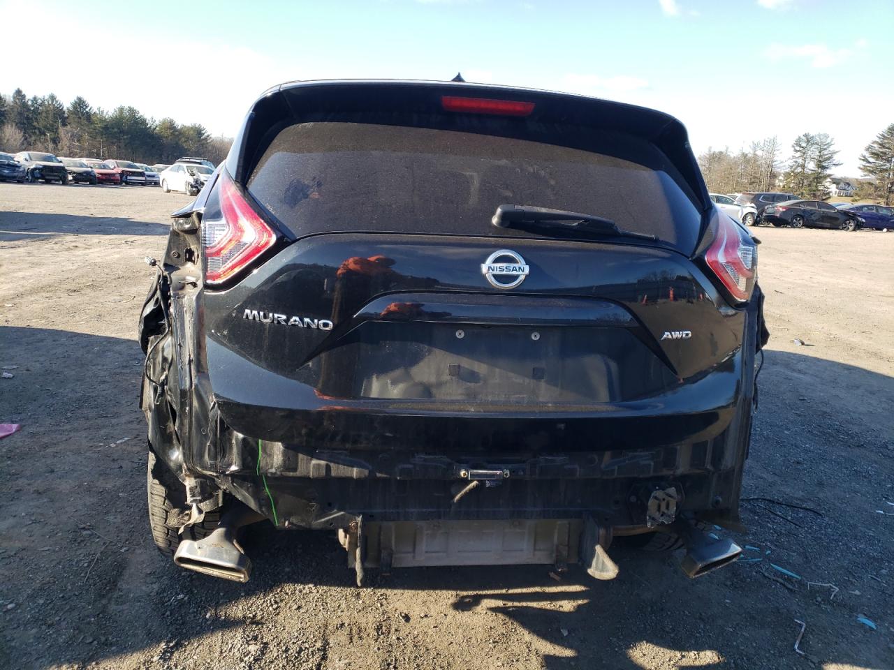 2016 Nissan Murano VIN 5N1AZ2MH5GN105910 Copart auction photo, rear end damage thumbnail 6