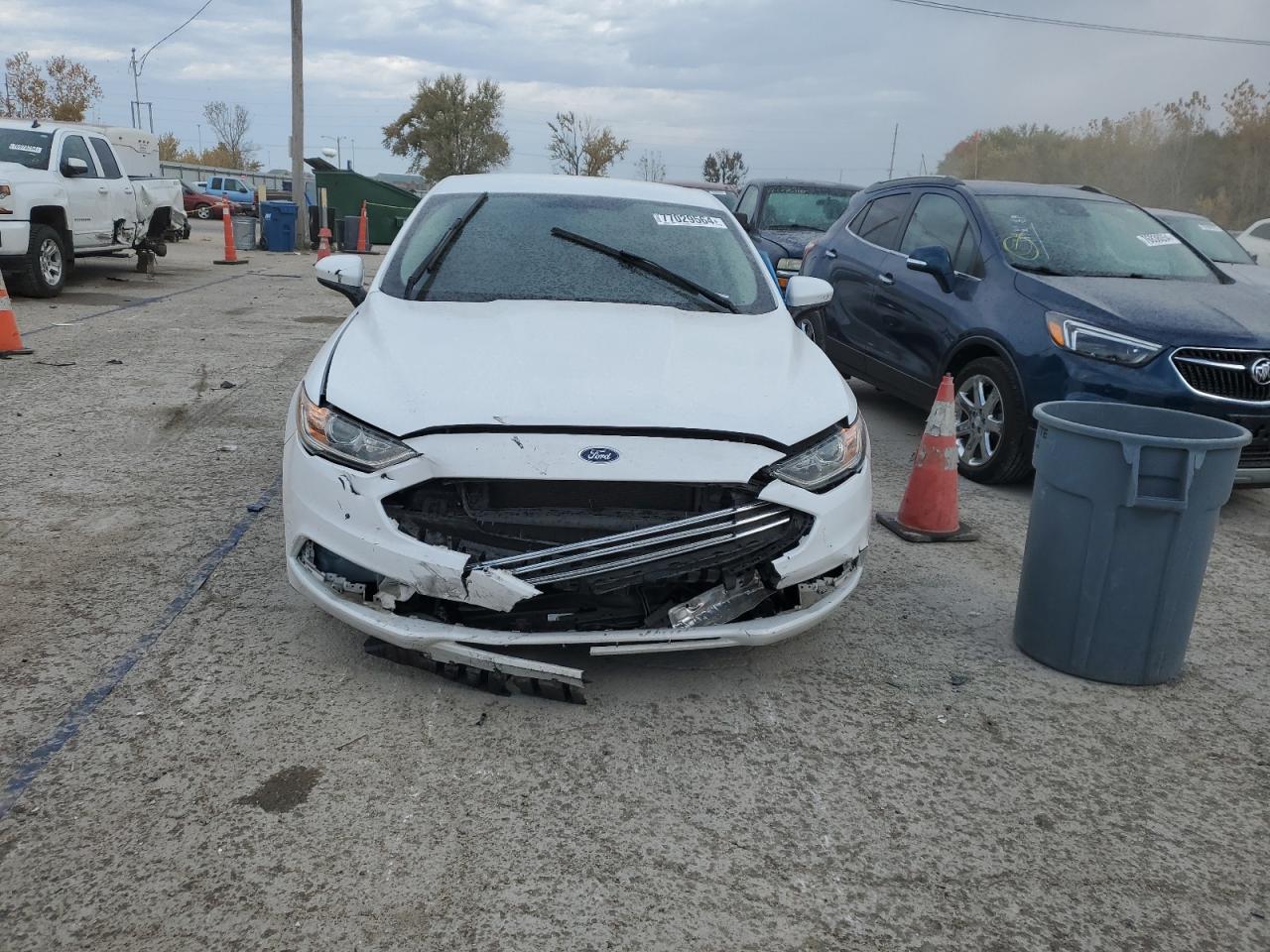 2017 Ford Fusion VIN 3FA6P0G75HR271288 Copart auction photo, front end damage thumbnail 5