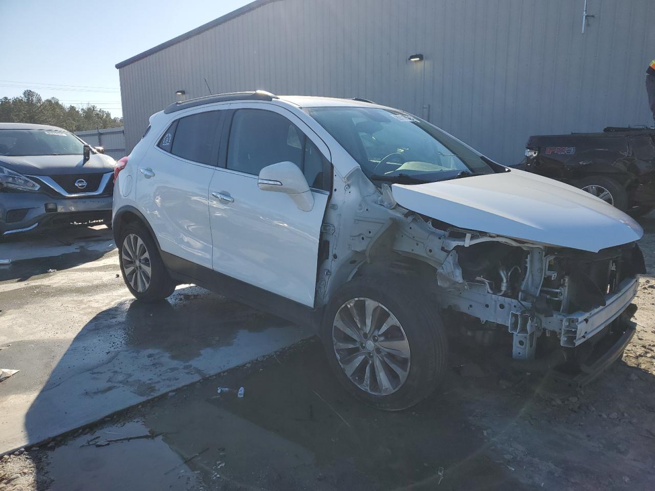 2019 Buick Encore VIN KL4CJASB1KB829983 Copart auction photo, front end damage thumbnail 4