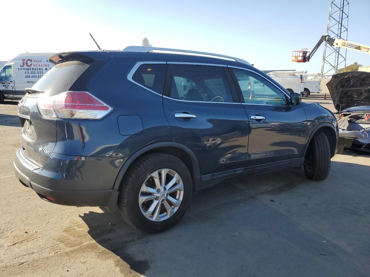 2016 Nissan Rogue VIN 5N1AT2MV1GC827264 Copart auction photo, rear end / side damage thumbnail 3