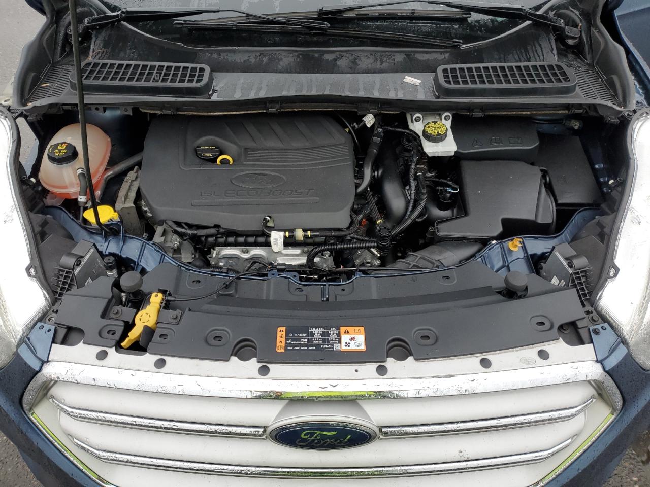 2018 Ford Escape VIN 1FMCU9HD8JUB50733 Copart auction photo, side / front end damage thumbnail 13