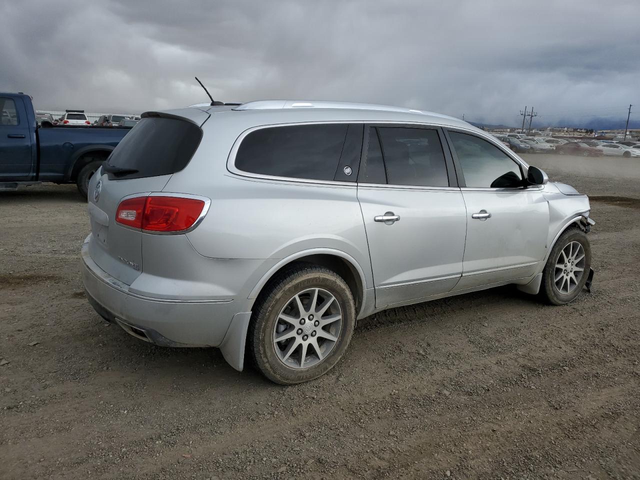 2013 Buick Enclave VIN 5GAKVCKD6DJ104232 Copart auction photo, front end damage thumbnail 3