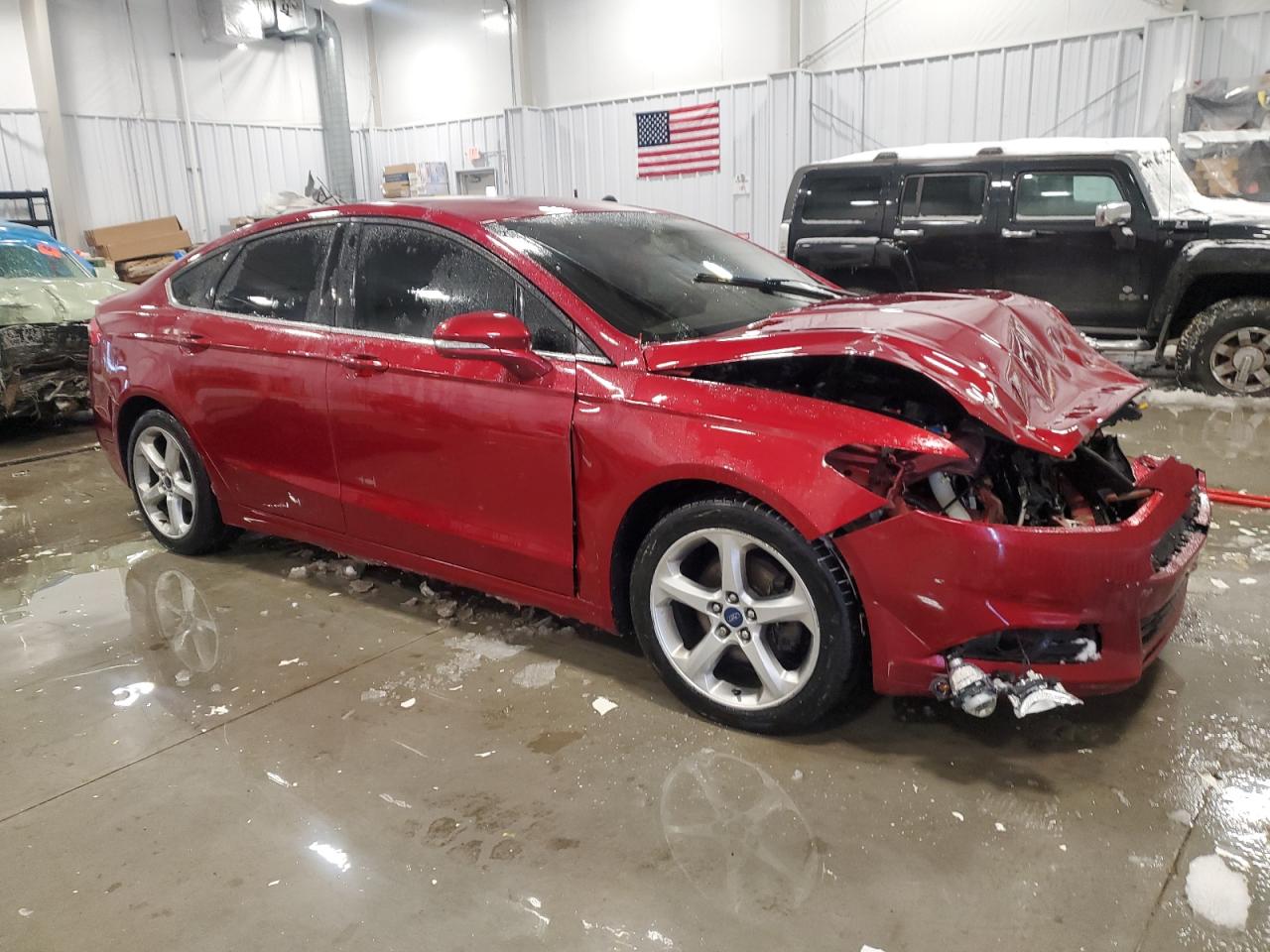 2015 Ford Fusion VIN 3FA6P0H92FR271598 Copart auction photo, front end damage thumbnail 4