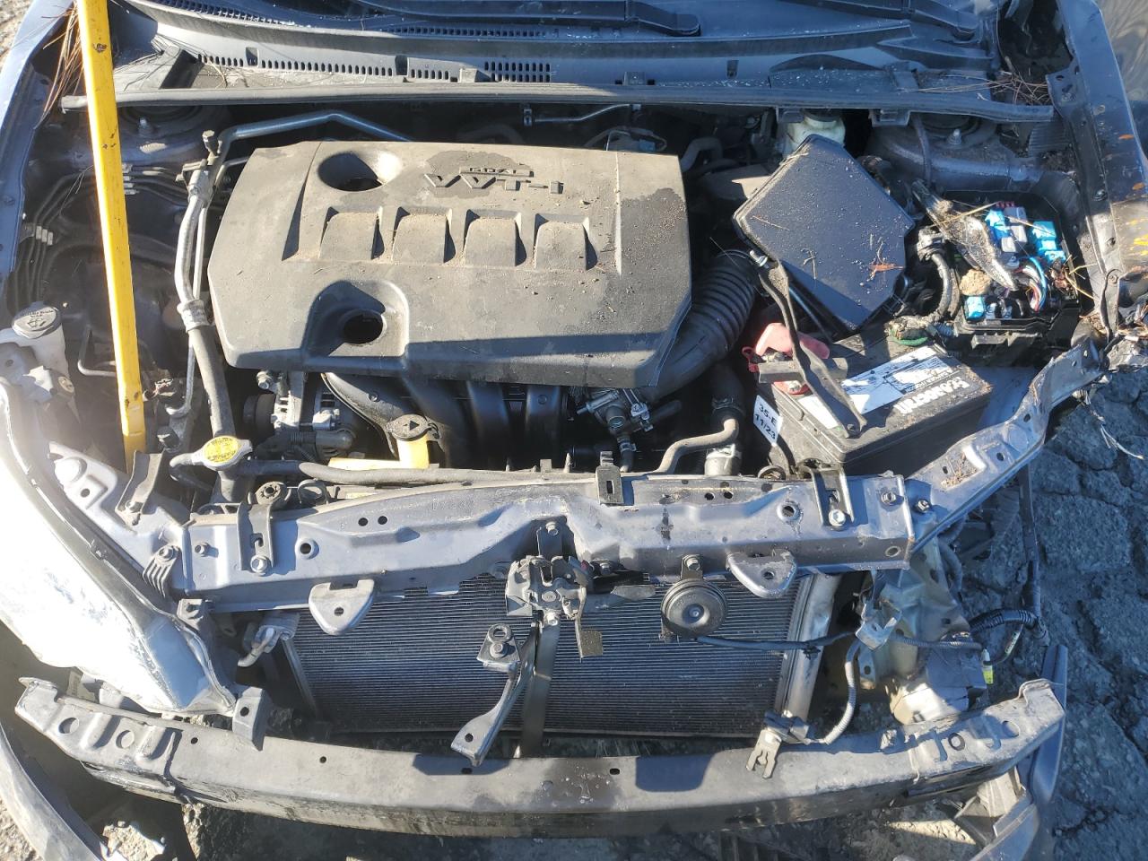 2015 Toyota Corolla VIN 5YFBURHE3FP242765 Copart auction photo, rollover / water/flood damage thumbnail 11