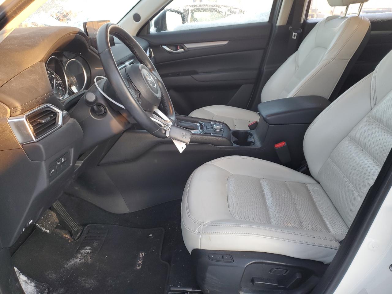 2021 Mazda CX-5 VIN JM3KFBCM3M0475706 Copart auction photo, side / top/roof damage thumbnail 7
