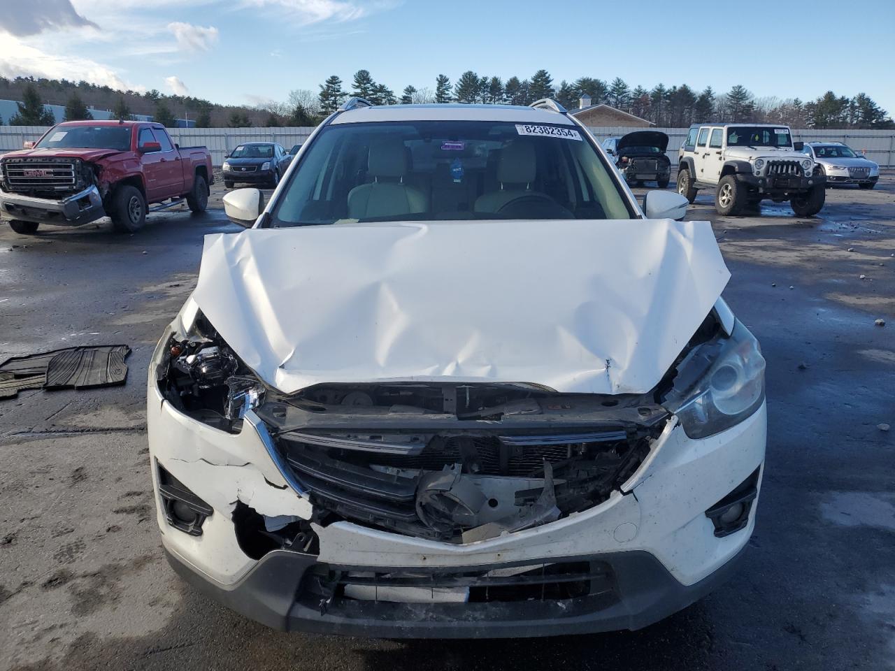 2016 Mazda CX-5 VIN JM3KE4DY4G0624421 Copart auction photo, front end damage thumbnail 5