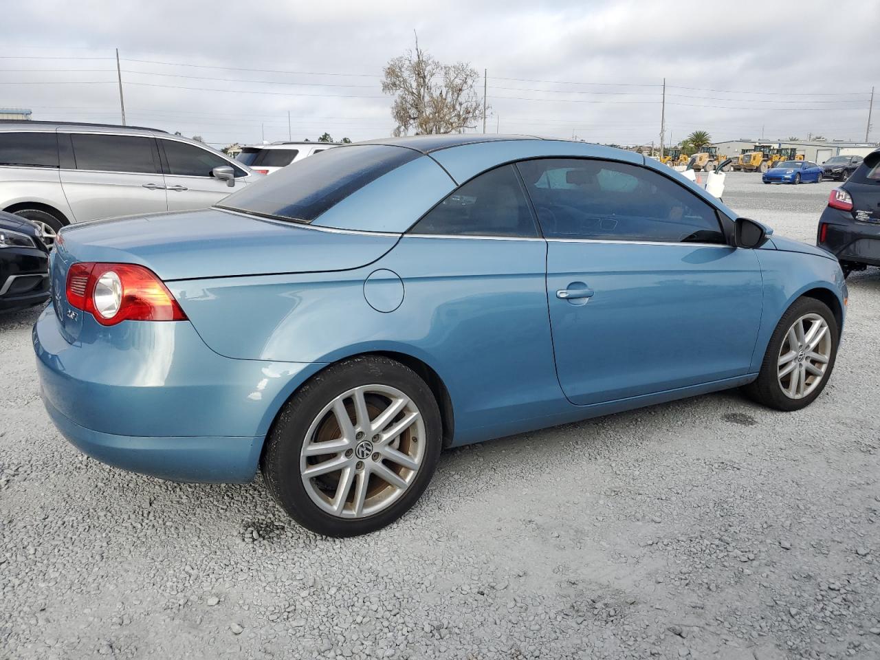 2009 Volkswagen Eos VIN WVWFA71F09V009624 Copart auction photo, side damage thumbnail 3
