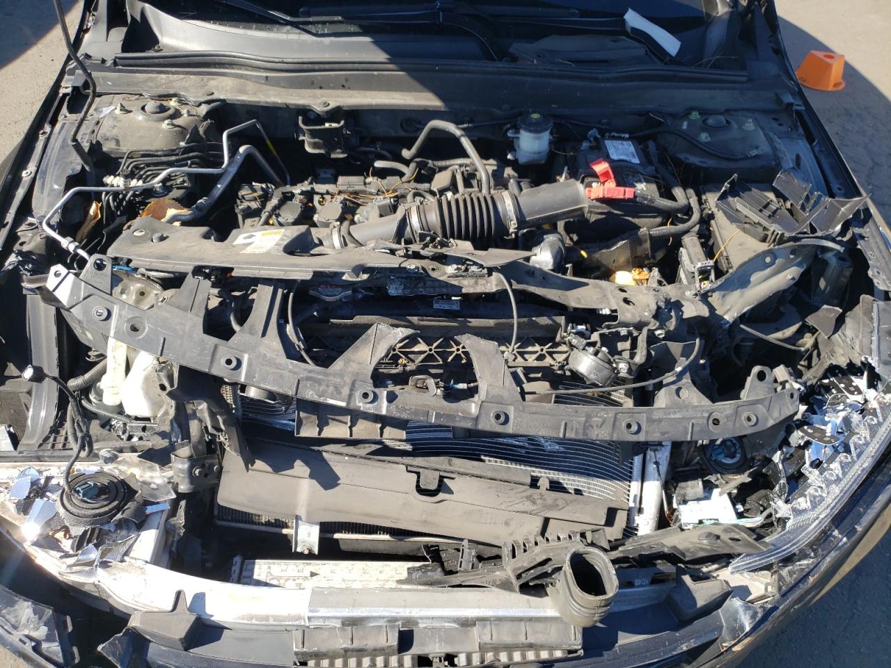 2019 Honda Accord VIN 1HGCV1F34KA166557 Copart auction photo, rear end / front end damage thumbnail 12