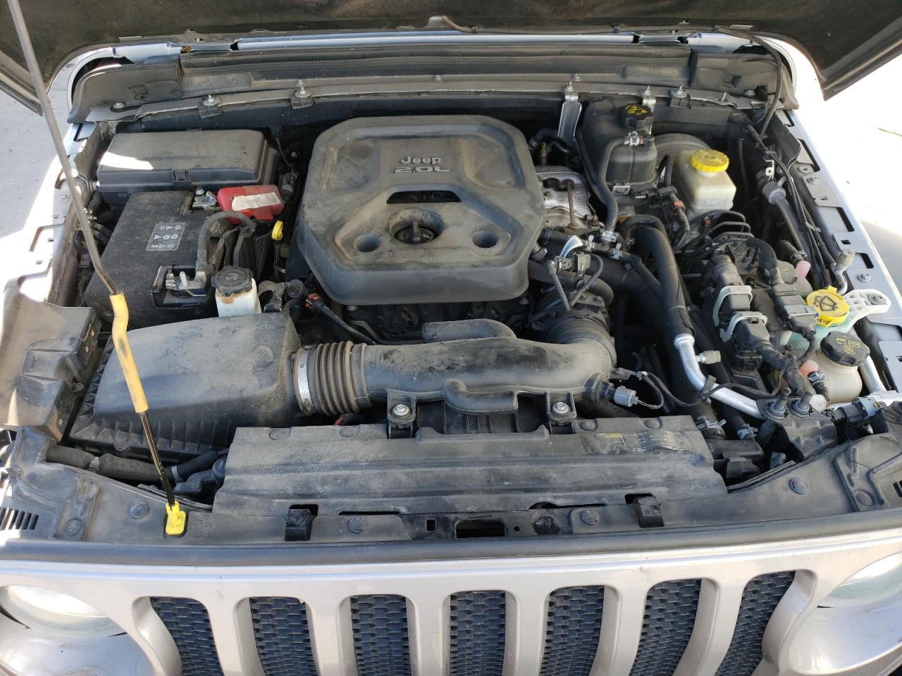 2019 Jeep Wrangler VIN 1C4HJXDN4KW630988 Copart auction photo, side / front end damage thumbnail 12