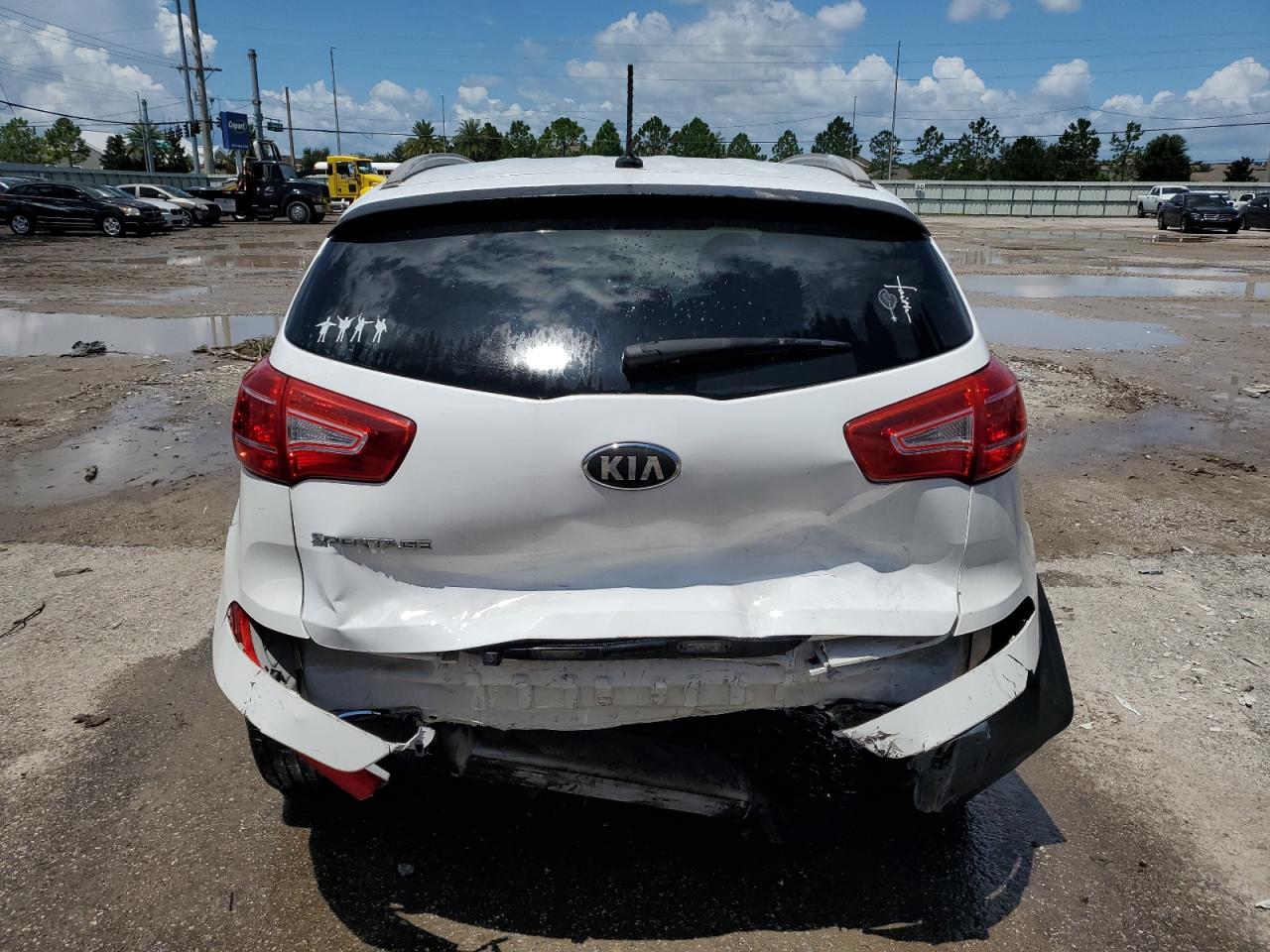 2013 KIA Sportage VIN KNDPB3A22D7371829 Copart auction photo, front end / rear end damage thumbnail 6