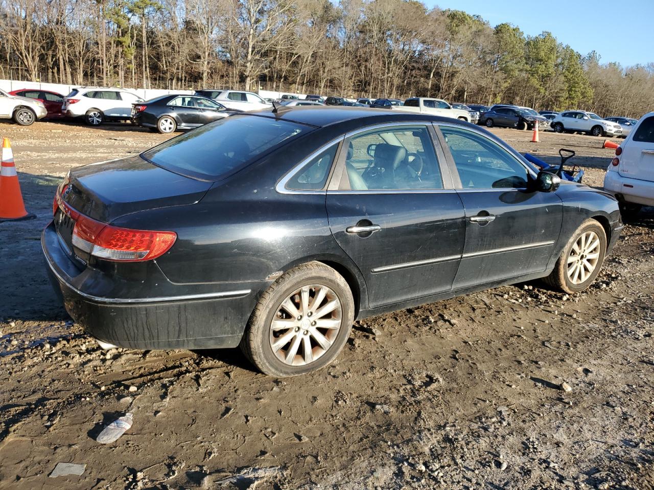2009 Hyundai Azera VIN KMHFC46F89A387503 Copart auction photo, front end damage thumbnail 3